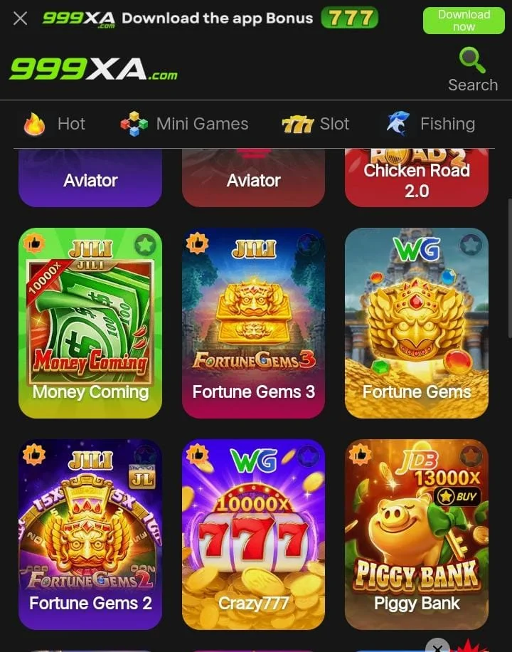 999XA Game